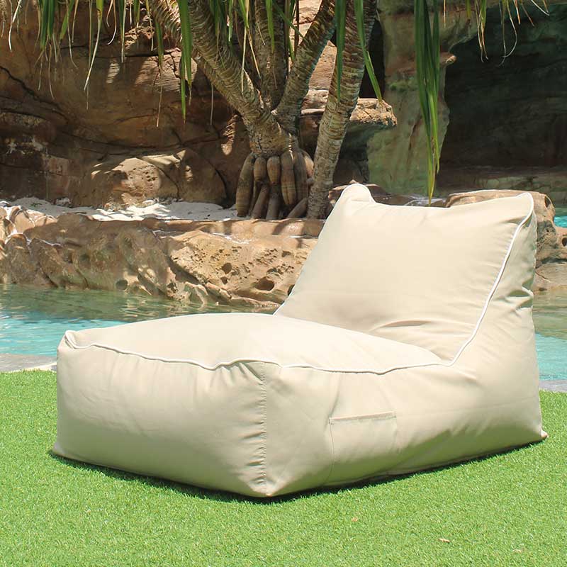 Luxury Outdoor Lachlan Loungers Taupe by Mooi Living