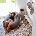 Corduroy Snug Pod Bean Bag Chair | Nutmeg | Mooi Living