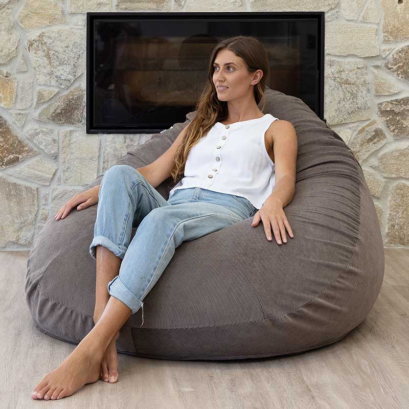 Corduroy bean bag discount cover