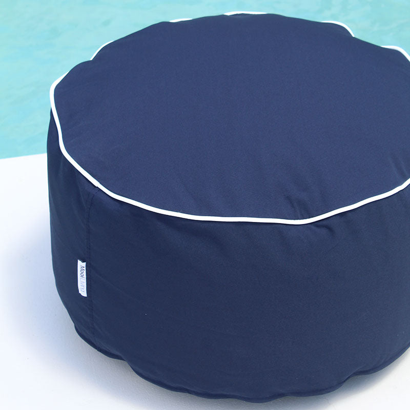 Navy Outdoor Ottomans by Mooi Living