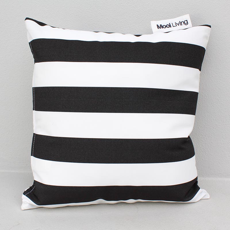 Oyster Black Outdoor Cushions by Mooi Living