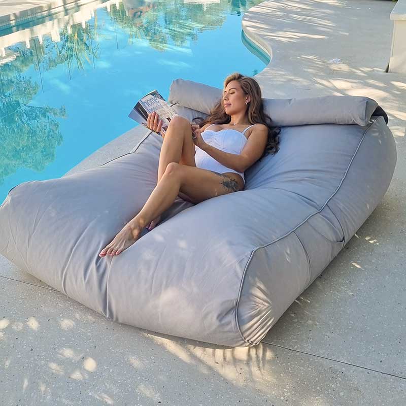 Poolside bean bag discount lounger